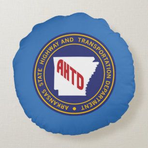 Arkansas State Highway and Transportation Round Cushion