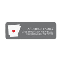 ARKANSAS State | Moving Return Address Label