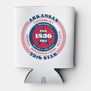 Arkansas State Pride Monogram Cooler