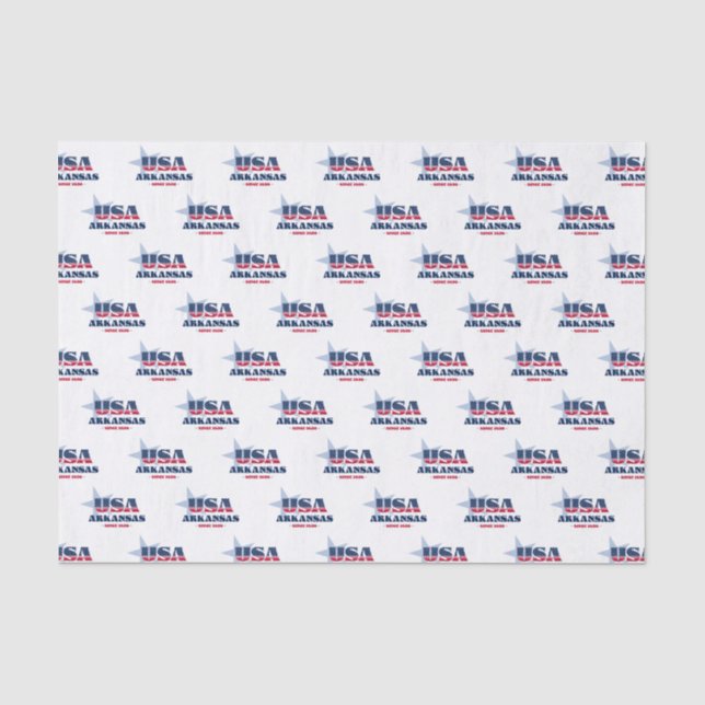 Arkansas State Pride Tissue Paper (Front)