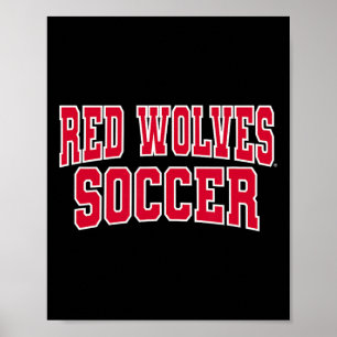 Arkansas State Red Wolves A-state Soccer Ncaa Asta Poster