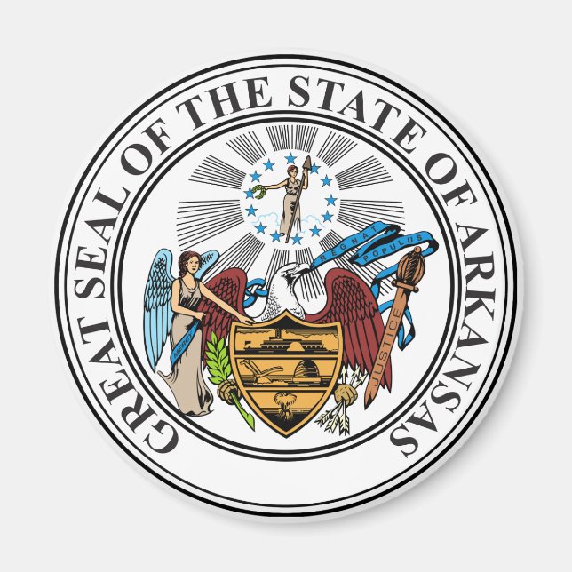 Arkansas State Seal Magnet (Front)
