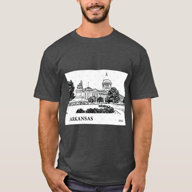 Arkansas State USA T-Shirt (Front)