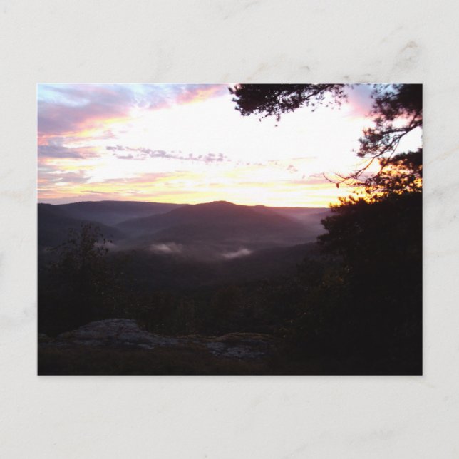Arkansas Sunset Postcard (Front)