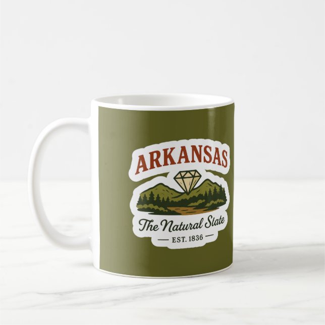 Arkansas - The Natural State Mug (Left)