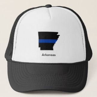 Arkansas Thin Blue Line Trucker Hat