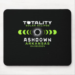 Arkansas Total Solar Eclipse 2024 Mouse Pad