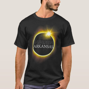 Arkansas Total Solar Eclipse April 8 2024 USA Map T-Shirt