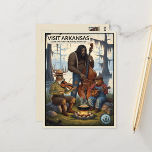Arkansas Travel Postcard