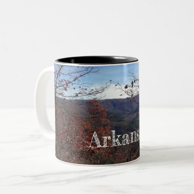 Arkansas Two-Tone Coffee Mug (Front Left)