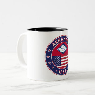 Arkansas Two-Tone Coffee Mug