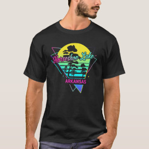 Arkansas USA Nostalgic Retro Horseshoe Lake T-Shirt