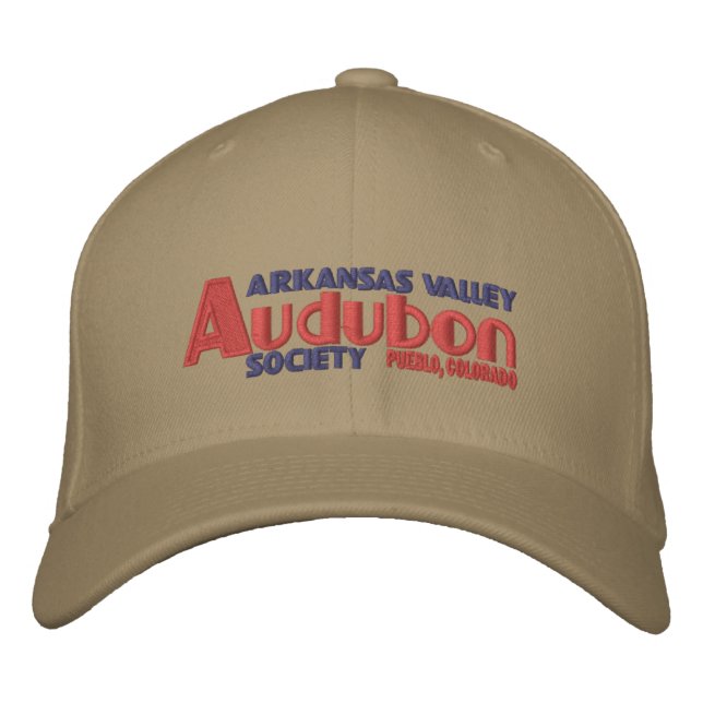 Arkansas Valley Audubon Society Embroidered Hat (Front)
