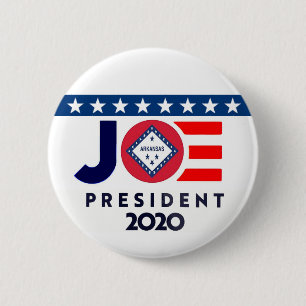 Arkansas wants Joe 2020 6 Cm Round Badge