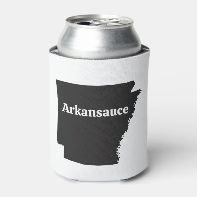 Arkansauce Can Cooler (Can Front)
