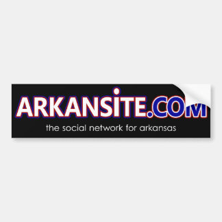 arkansite sticker in black