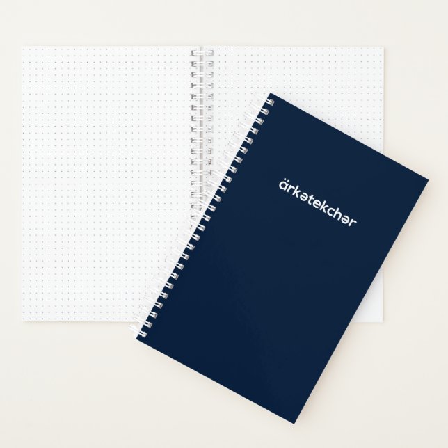 Arketekcher Spiral Dot Notebook (Inside)