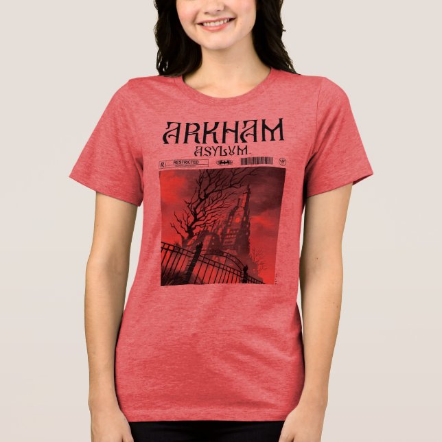 Arkham Asylum: Restricted Tri-Blend Shirt (Front)