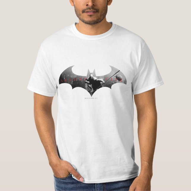 Arkham City Bat Symbol T-Shirt (Front)
