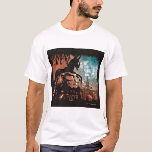 Arkham City Batman mixed media T-Shirt