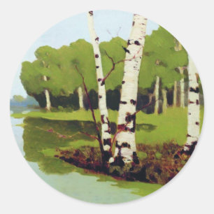 Arkhip Kuindzhi Landscape Fine Art Round Sticker