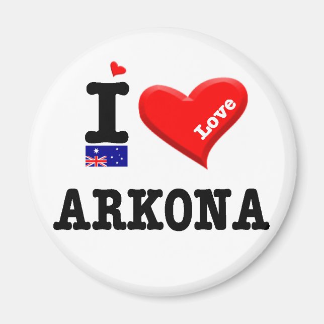 ARKONA - I Love Magnet (Front)