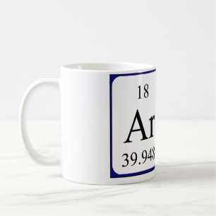 Arla periodic table name mug