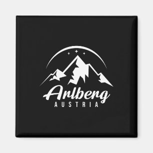 Arlberg Austria Ski Resort Skiing Snowboarding Sou Magnet