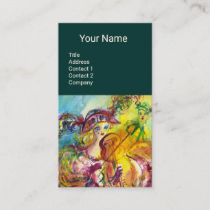 ARLECCHINA VIOLINIST,Violin ,Music,Theatre Artist, Business Card