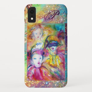 ARLECCHINO PIERO AND COLOMBINA /  MONOGRAM iPhone XR CASE