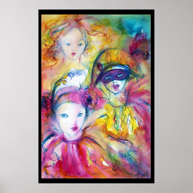 ARLECCHINO PIERO AND COLOMBINA POSTER (Front)