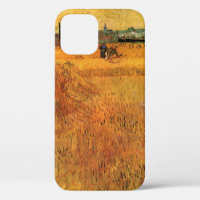 Arles: View from Wheat Fields by Vincent van Gogh