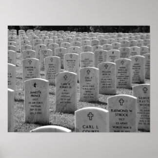 Arlington B&W Poster