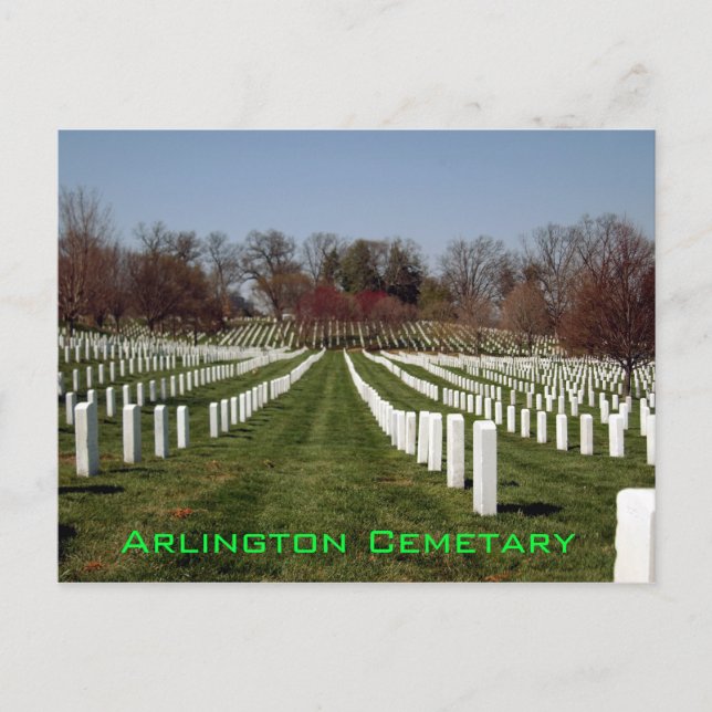 Arlington cemetary postcard (Front)