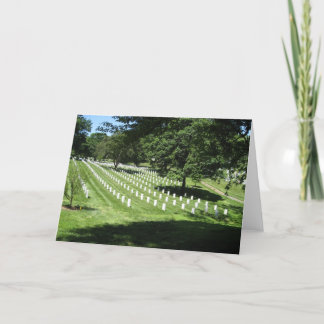 Arlington Cemetery Card