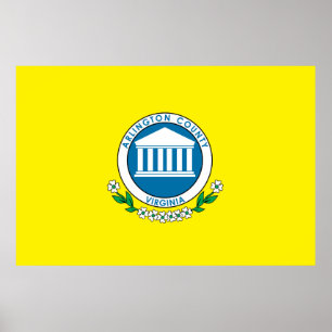 Arlington County flag Poster