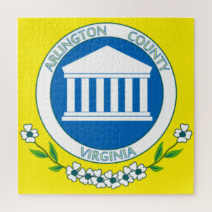 Arlington Flag (Virginia, USA) (Arlington County) Jigsaw Puzzle