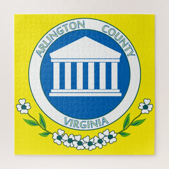 Arlington Flag (Virginia, USA) (Arlington County) Jigsaw Puzzle (Vertical)