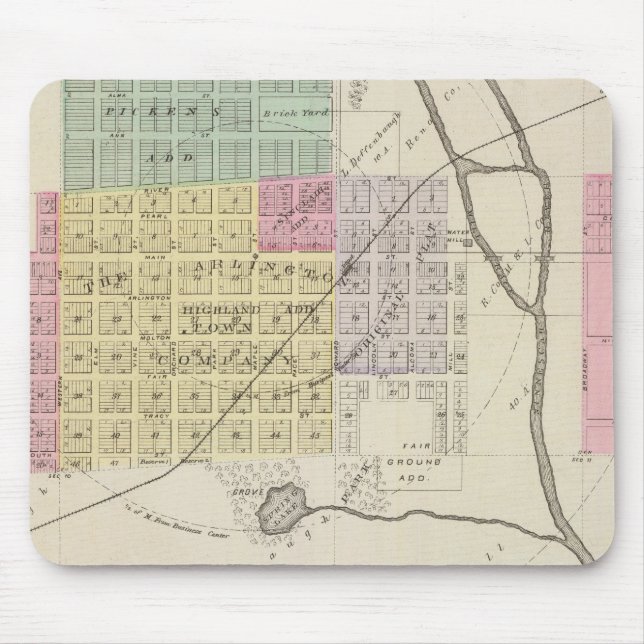 Arlington, Kansas Mouse Pad (Front)