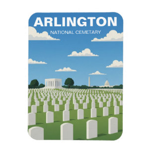 Arlington National Cemetary Virginia Travel Magnet