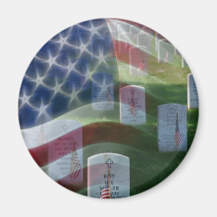 Arlington National Cemetery, American Flag Magnet