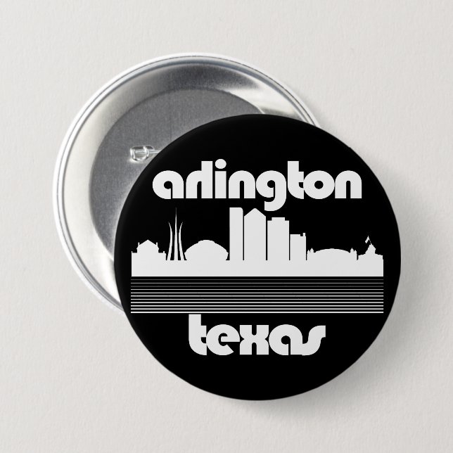 Arlington,Texas 7.5 Cm Round Badge (Front & Back)