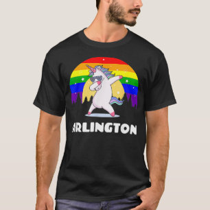 Arlington Texas  LGBTQ Gay Pride Rainbow  T-Shirt