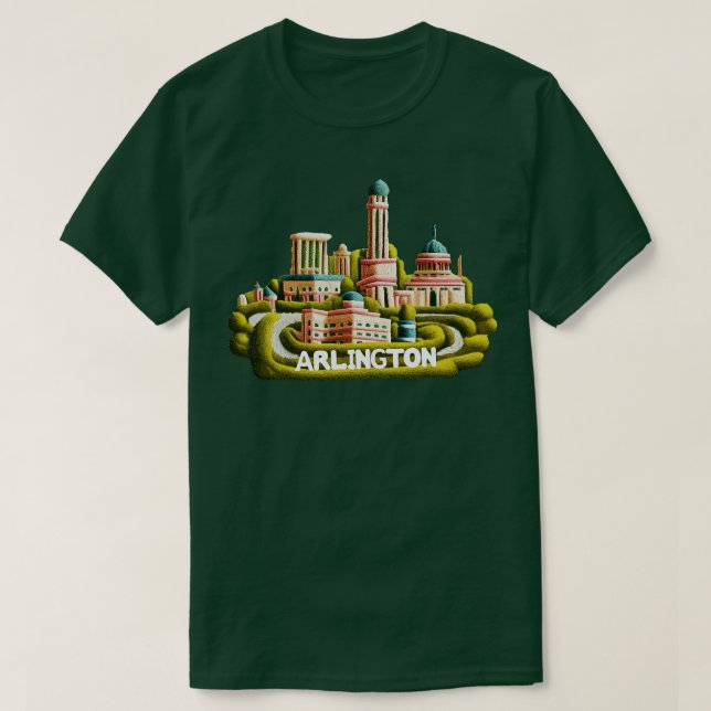 Arlington Texas T-Shirt (Design Front)
