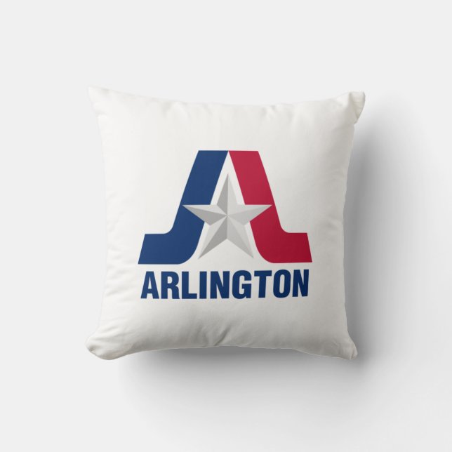 Arlington, Texas Throw Pillow (Front)
