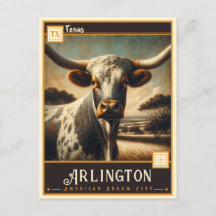 Arlington, Texas   Vintage Postcard