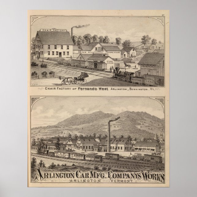 Arlington Vermont Poster (Front)