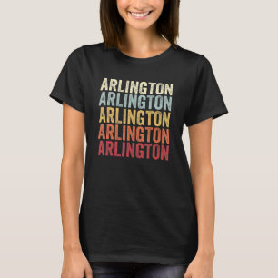 Arlington Virginia Arlington VA Retro Vintage Text T-Shirt
