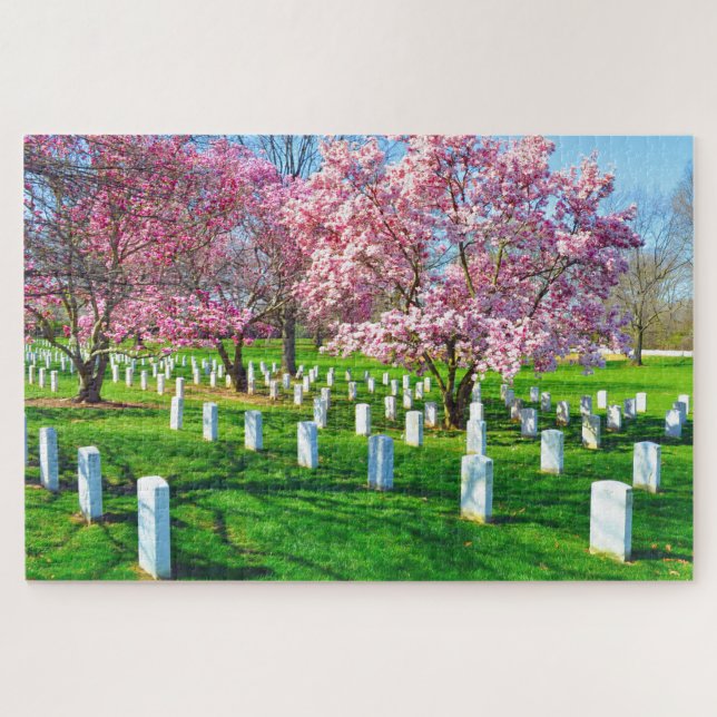 Arlington Virginia.Christmas Greetings Jigsaw Puzzle (Horizontal)