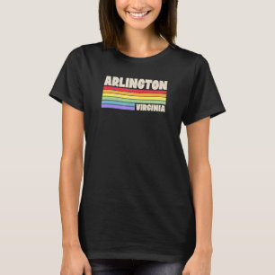 Arlington Virginia Pride Rainbow Flag Gay Pride Me T-Shirt